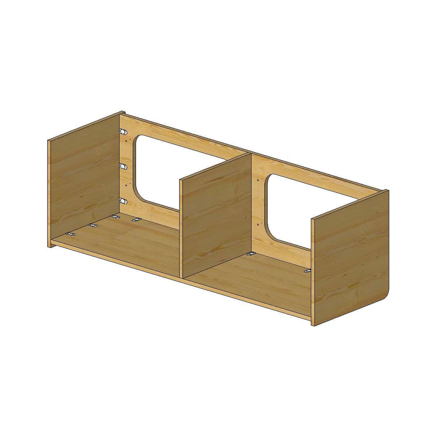 Meuble Haut 2 Alcoves Universel pour Fourgon