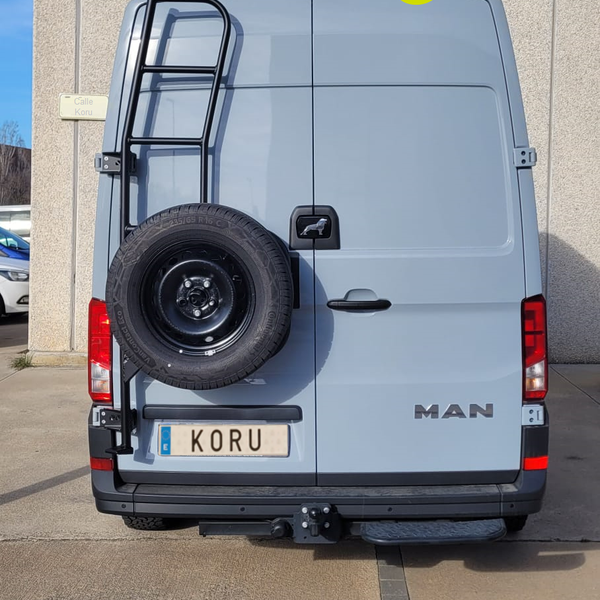 Porte-roue de secours avec échelle pour VW Crafter Koru Soluciones