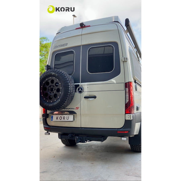 Porte-roue de secours sans échelle pour Mercedes Sprinter Koru Soluciones