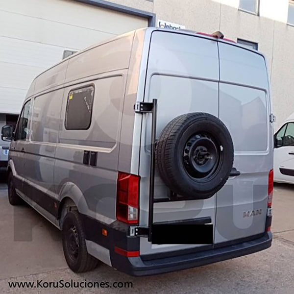 Porte-roue de secours sans échelle pour VW Crafter Koru Soluciones